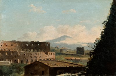 Utsikt över Colosseum, Rom, slutet av 1700-talet av Pierre Henri de Valenciennes