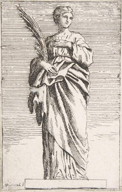 Stående kvinnlig figur, ca. 1739-40., ca. 1739-40. av Pierre Ignace Parrocel