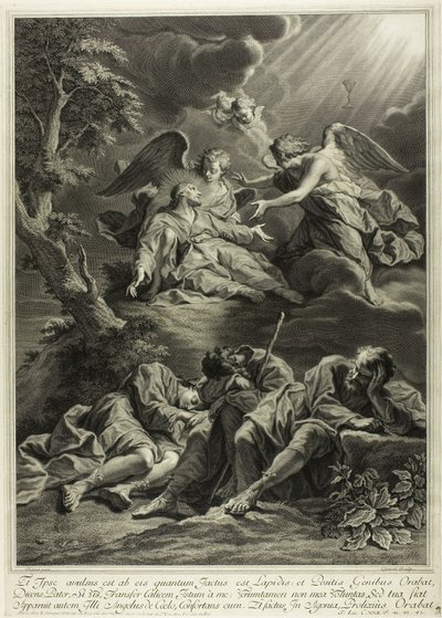 Kristus i Getsemane av Pierre Imbert Drevet