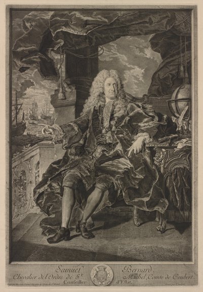 Samuel Bernard. av Pierre Imbert Drevet