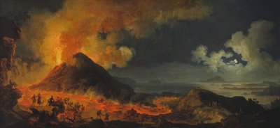 Vesuvius utbrott, 1771. av Pierre Jacques Volaire