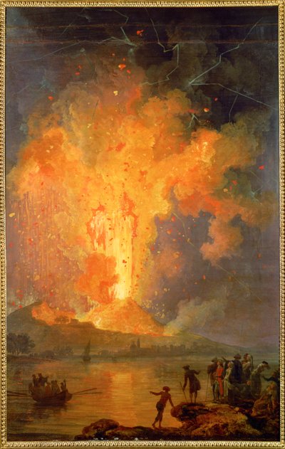 Vesuvius utbrott av Pierre Jacques Volaire