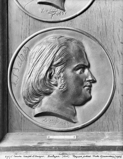 Honore de Balzac, 1843 (brons) av Pierre Jean David d