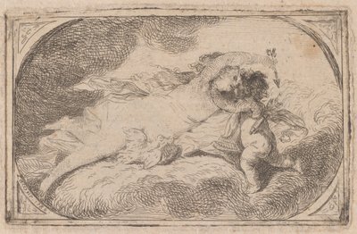 Venus och Amor av Pierre Lacour the Elder