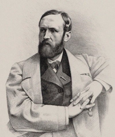 Porträtt av organisten och kompositören Louis James Alfred Lefébure-Wely 1817-1869, 1860. av Pierre Lanith Petit