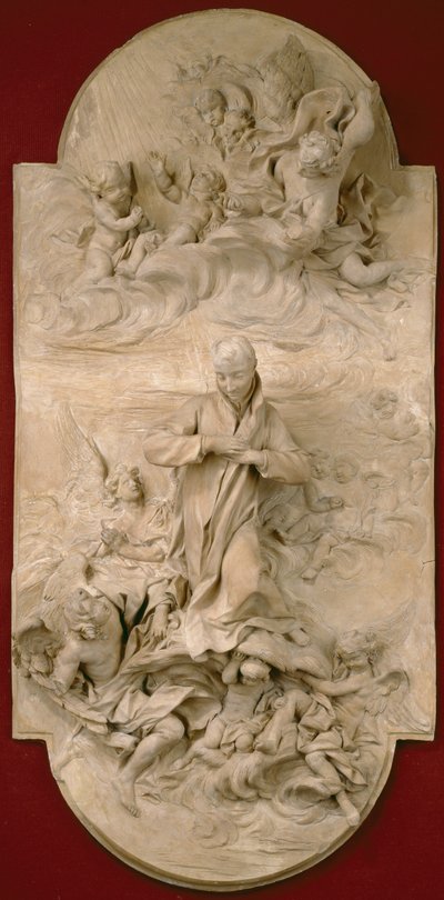 S. Luigi Gonzaga in Glory, ca 1696 (terrakotta) av Pierre Legros