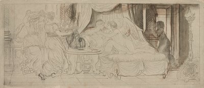 Cupid och Psyche av Pierre Lelu