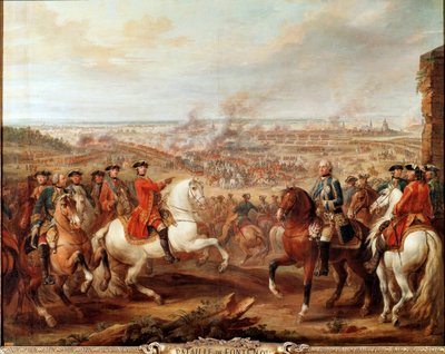 Slaget vid Fontenoy 11 maj av Pierre Lenfant