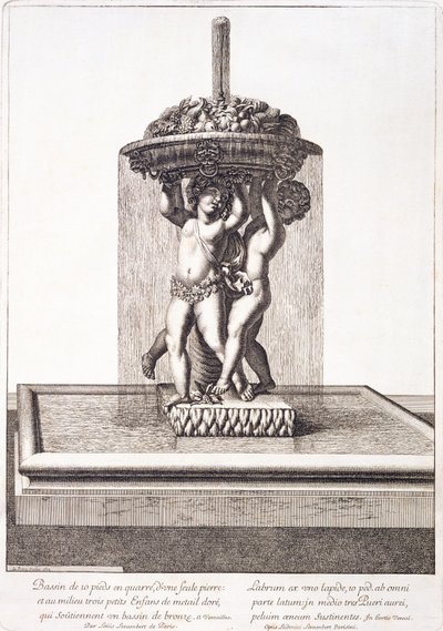 Fontän av Louis Lerambert i Versailles, 1673 av Pierre Lepautre