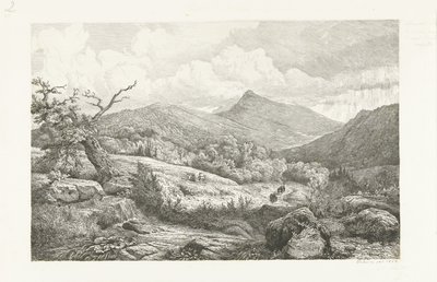 Kyrkogården i Baden-Baden av Pierre Louis Dubourcq
