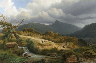 Kyrkogården i Baden-Baden av Pierre Louis Dubourcq