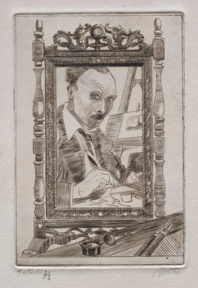 Självporträtt av Pierre Louis Gatier