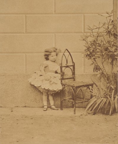 Fortfarande den rustika stolen, 1860-tal. av Pierre Louis Pierson