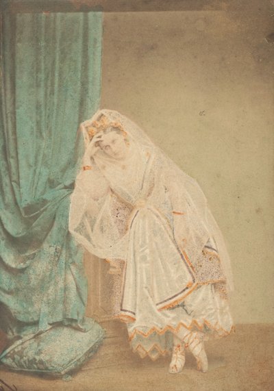 [The Countess in Gold Pique Dress as Judith], 1860-talet. av Pierre Louis Pierson