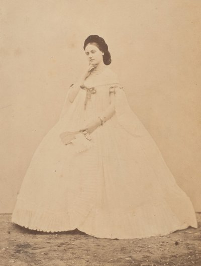 Den andra plisie-badrocken, 1860-tal. av Pierre Louis Pierson