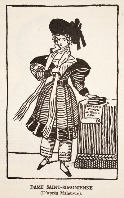 Lady Saint-Simonienne av Pierre Maleuvre