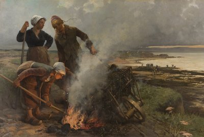Kelpbrännarna, 1884. av Pierre Marie Beyle