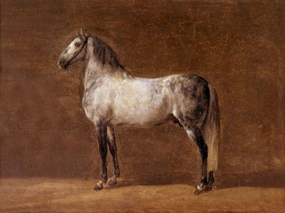 Häst av kejsar Napoleon I: Cheikh, målning av Pierre Martinet av Pierre Martinet