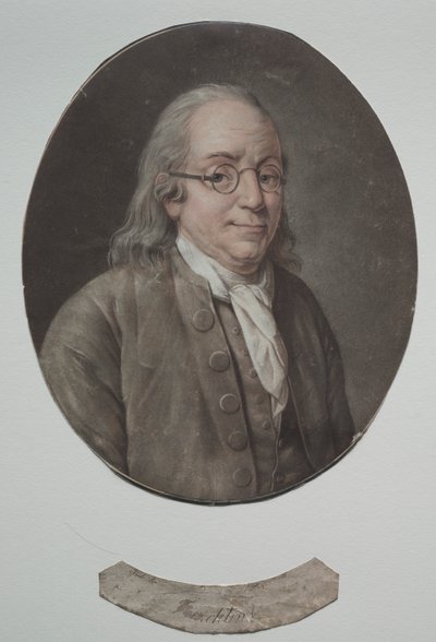 Benjamin Franklin av Pierre Michel Alix