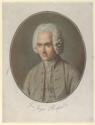 Jean Jacques Rousseau, 1791 av Pierre Michel Alix