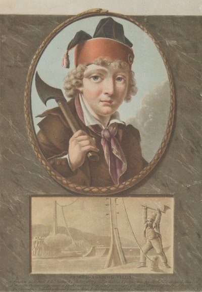 Joseph-Agricol Viala, efter Sablet, ca. 1795. av Pierre Michel Alix
