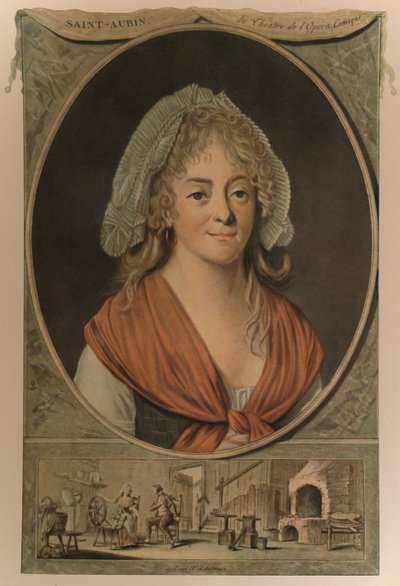 Madame Saint-Aubin, sent 1700-tal, 1913 av Pierre Michel Alix