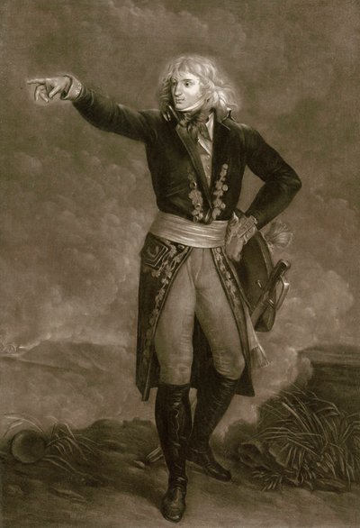 Napoleon Bonaparte som chef för Italiens armé (1796-1797) - Gravyr av Pierre Michel (Pierre-Michel) Alix (1762-1817) av Pierre Michel Alix