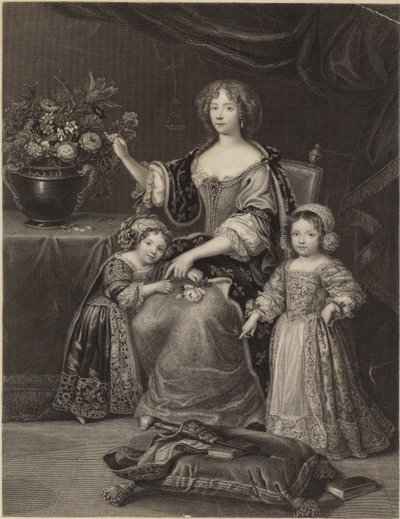 Hertiginnan av Orleans av Pierre Mignard