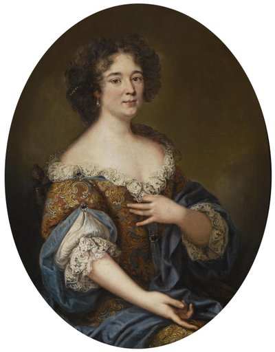 Porträtt av Marie Mancini 1639-1715 av Pierre Mignard