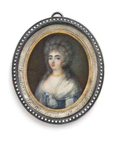 Stéphanie Félicité Ducrest de Saint-Aubin, grevinna av Genlis av Pierre Noel Violet