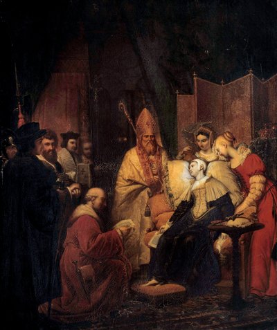 Anne de Boleyn (Anna eller Ann Bolin och Anne Bullen av Pierre Nolasque Bergeret