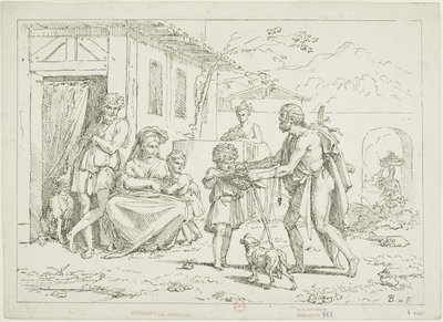 Homer av Pierre Nolasque Bergeret