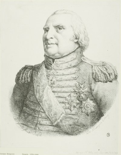 Porträtt av Ludvig XVIII av Pierre Nolasque Bergeret