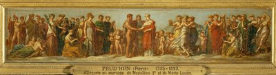Noces de Hebe et Hercule, allegori med anknytning till Napoleon I:s och Marie Louises äktenskap ... av Pierre Paul (attr. to) Prud