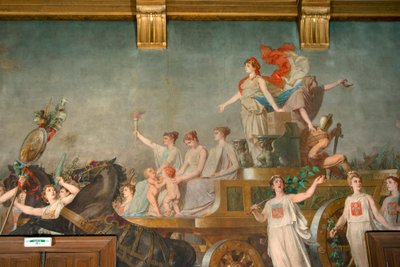 Fresk ""Republikens triumf"" av Pierre Paul Lêon Glaize