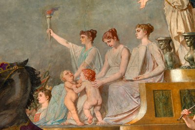 Fresk ""Republikens triumf"" av Pierre Paul Lêon Glaize