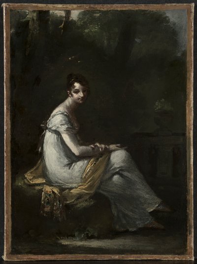 Mme Dufresne, ca 1816 (olja på papper monterad på tyg) av Pierre-Paul Prud