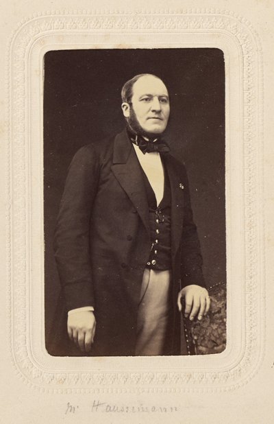 Baron Georges Eugène Haussmann (1809 - 1891) av Pierre Petit