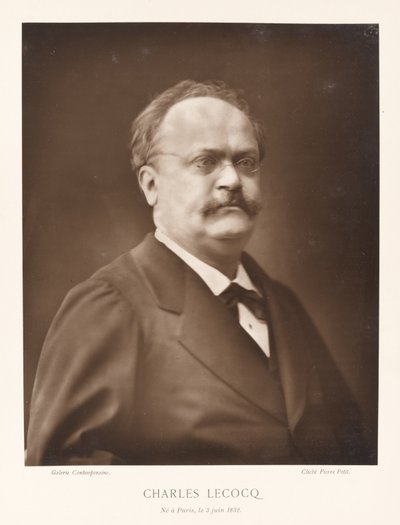 Charles Lecocq (Paris, 1832) av Pierre Petit