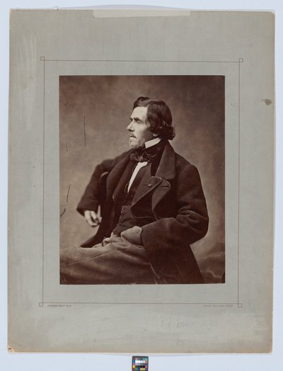 Porträtt av Delacroix av Pierre Petit