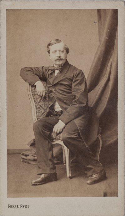 Porträtt av Louis de Loménie 1818-1878. av Pierre Petit