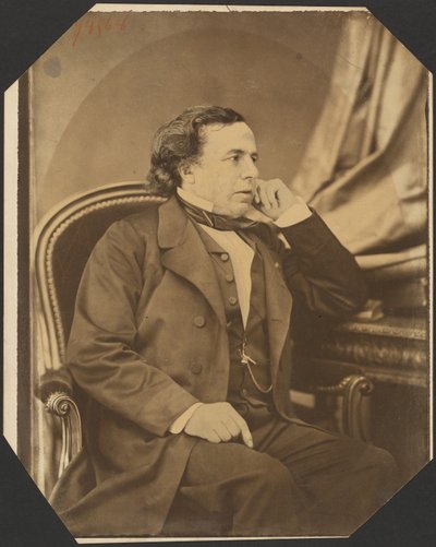 [Porträtt av Victor-Auguste-François Morel-Lavallée] av Pierre Petit