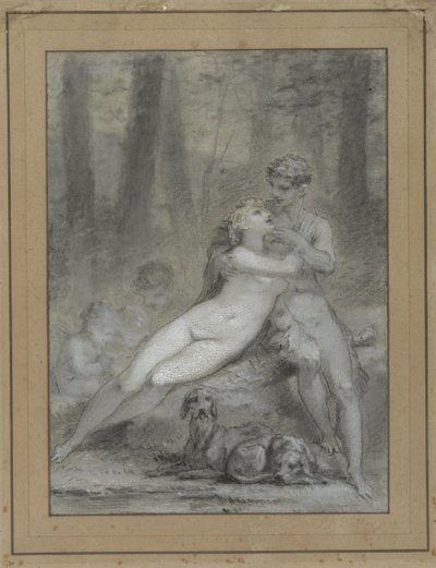 Venus och Adonis av Pierre Prud