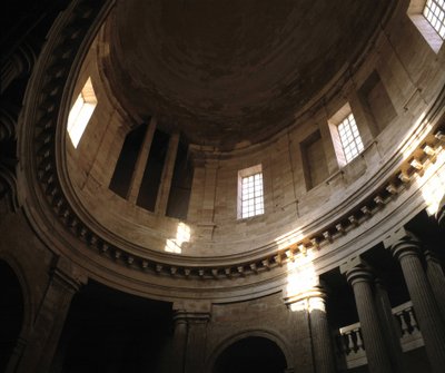 Barockarkitektur: Chapel of the Old Charite (1679 - 1707), klostret Marseille, av arkitekten Pierre Puget (1622 - 1694). Invändig vy. Marseille, Bouches du Rhone (Bouches-du-Rhone) (13). av Pierre Puget