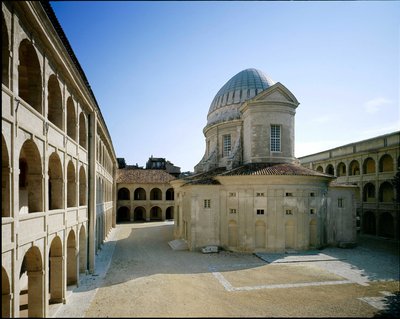 Kyrkan La Vieille Charite, klostret i Marseille, Frankrike. Barockarkitektur, av Pierre Puget av Pierre Puget