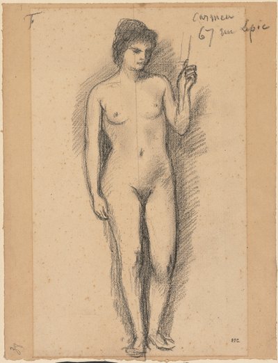 Carmen, sista halvan av 1800-talet. av Pierre Puvis de Chavannes
