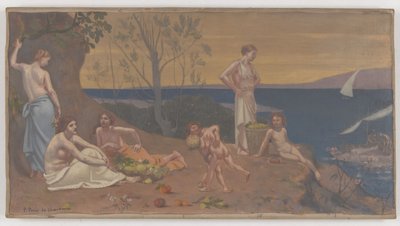 Det ljuvliga landet av Pierre Puvis de Chavannes
