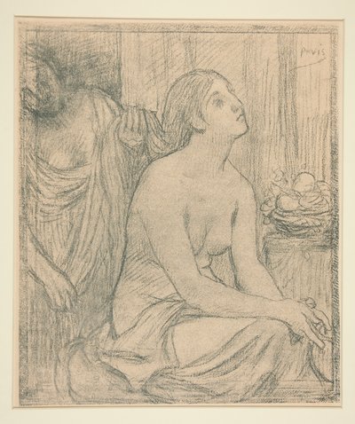 Toaletten av Pierre Puvis de Chavannes