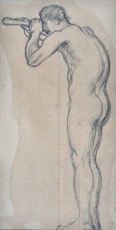Kikaren (ritning) av Pierre Puvis de Chavannes