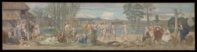 Ludus pro patria (Patriotiska lekar) av Pierre Puvis de Chavannes